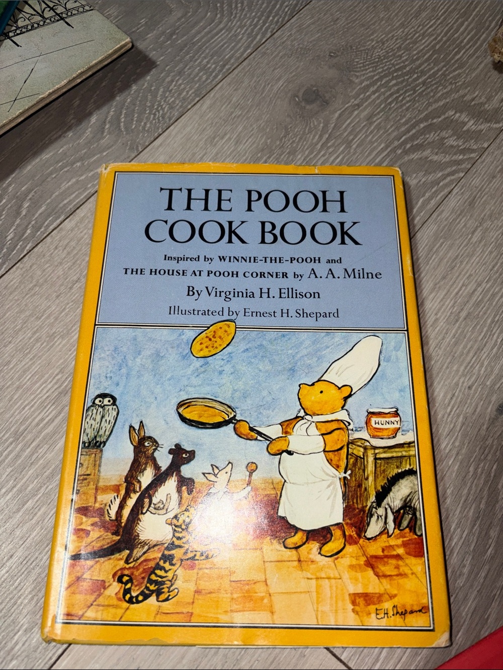 The Pooh Cook Book by Virginia H. Ellison - Yellow Hardcover